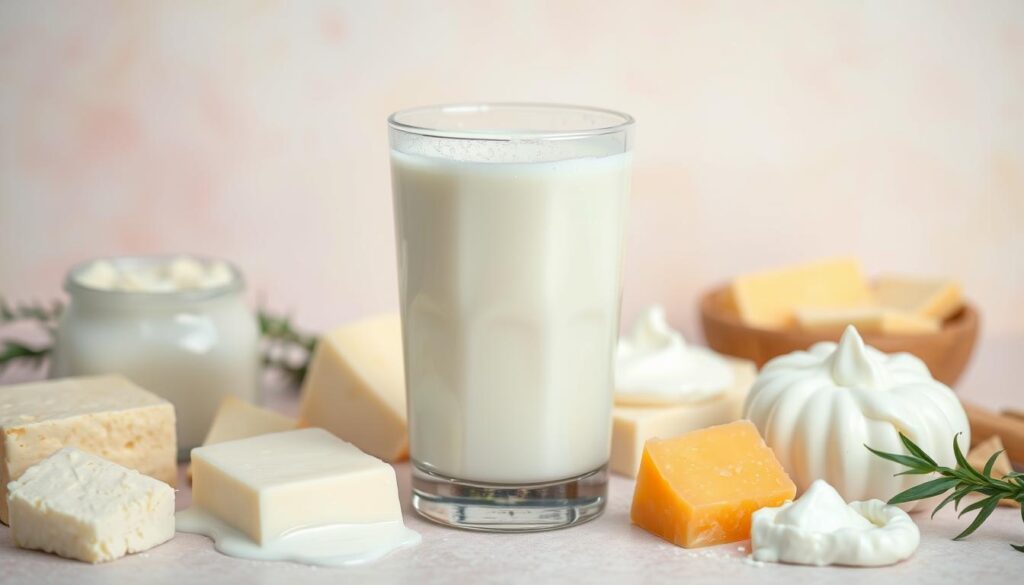 Kalorie w szklance mleka